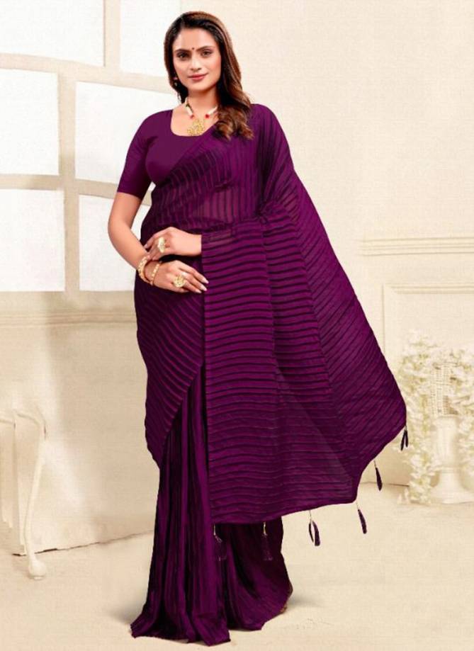 CHAMUNDA MADHURI New Designer Stylish Party Wear Fancy Latest Saree Collection